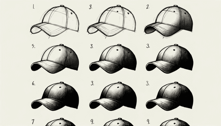 How To Draw A Baseball Cap?