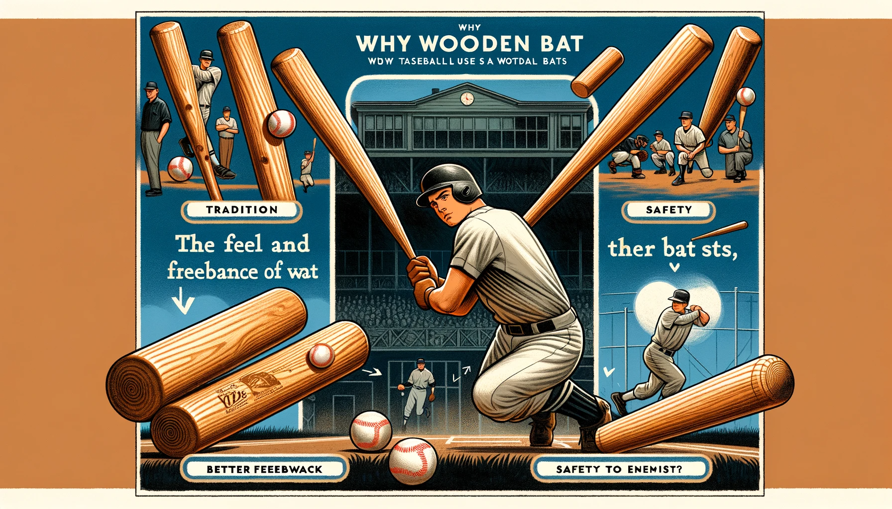 Why Do Baseball Players Use Wooden Bats?