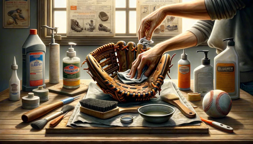 Preparing Your Baseball Glove for Cleaning