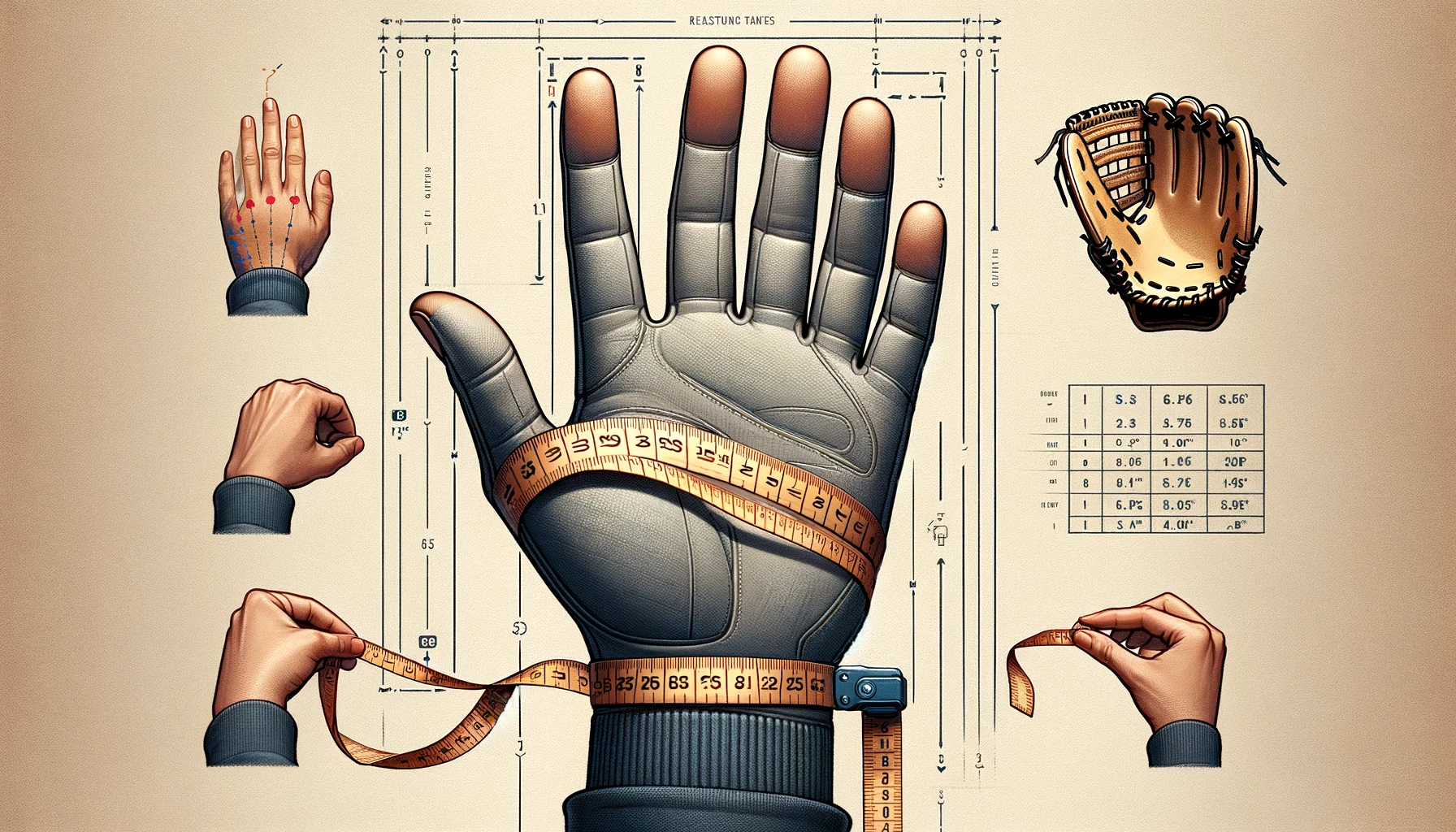How to Measure Your Hand for a Baseball Glove?