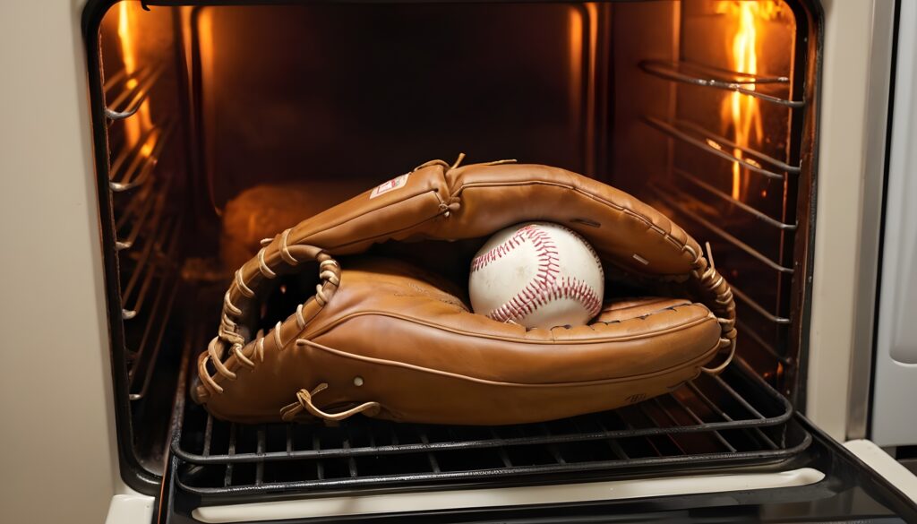 Preparing Your Baseball Glove for the Oven Method